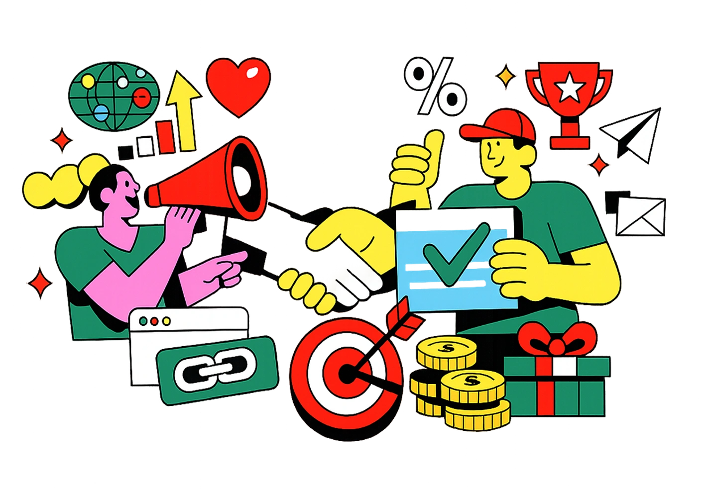 Affiliate program illustration for Vertex Addons