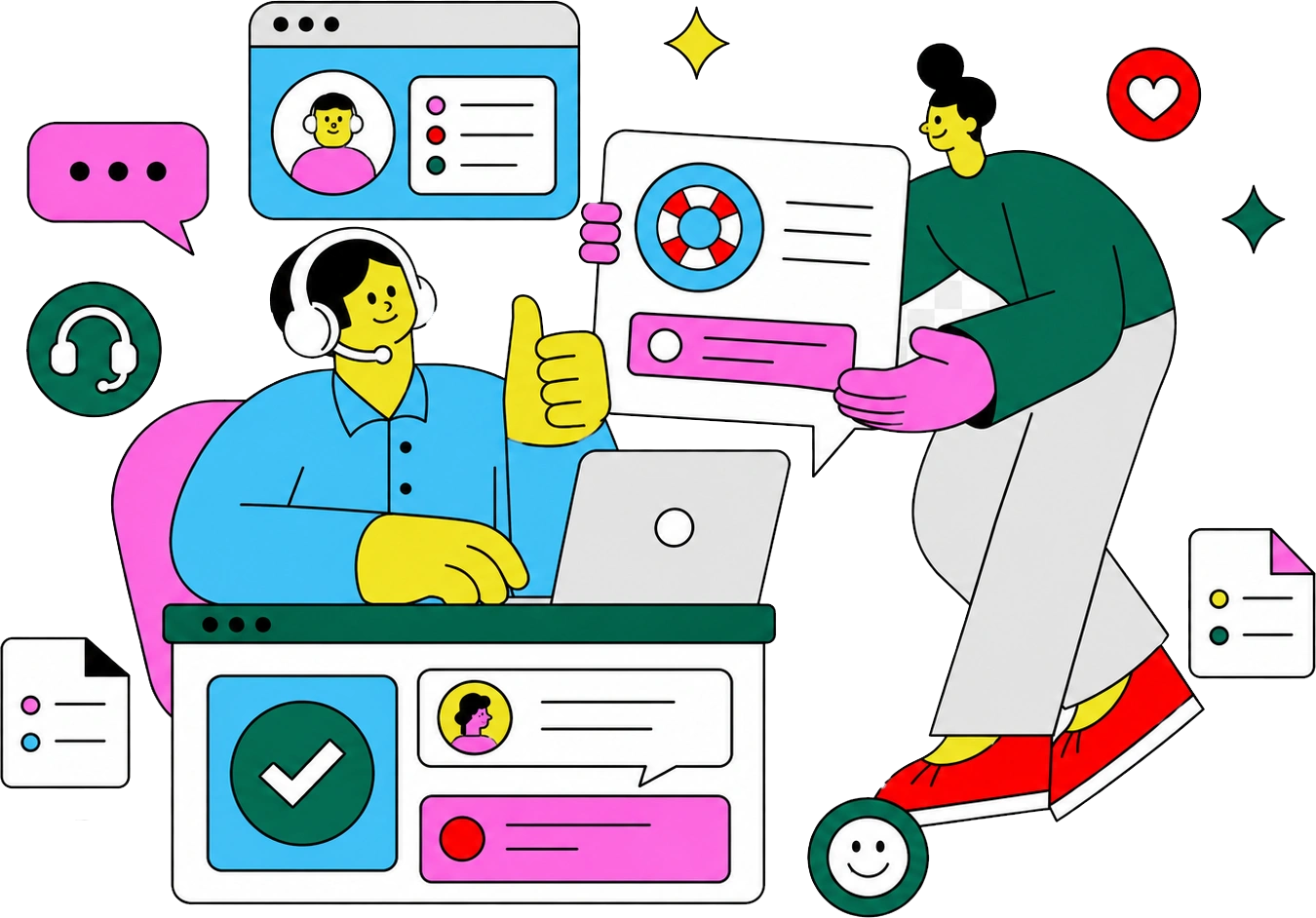Vertex Addons support illustration